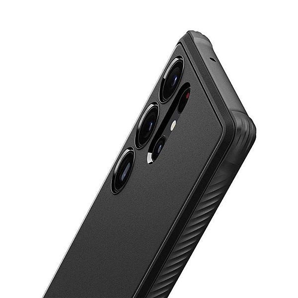Etui Spigen Rugged Armor na Samsung Galaxy S23 Ultra - czarny mat