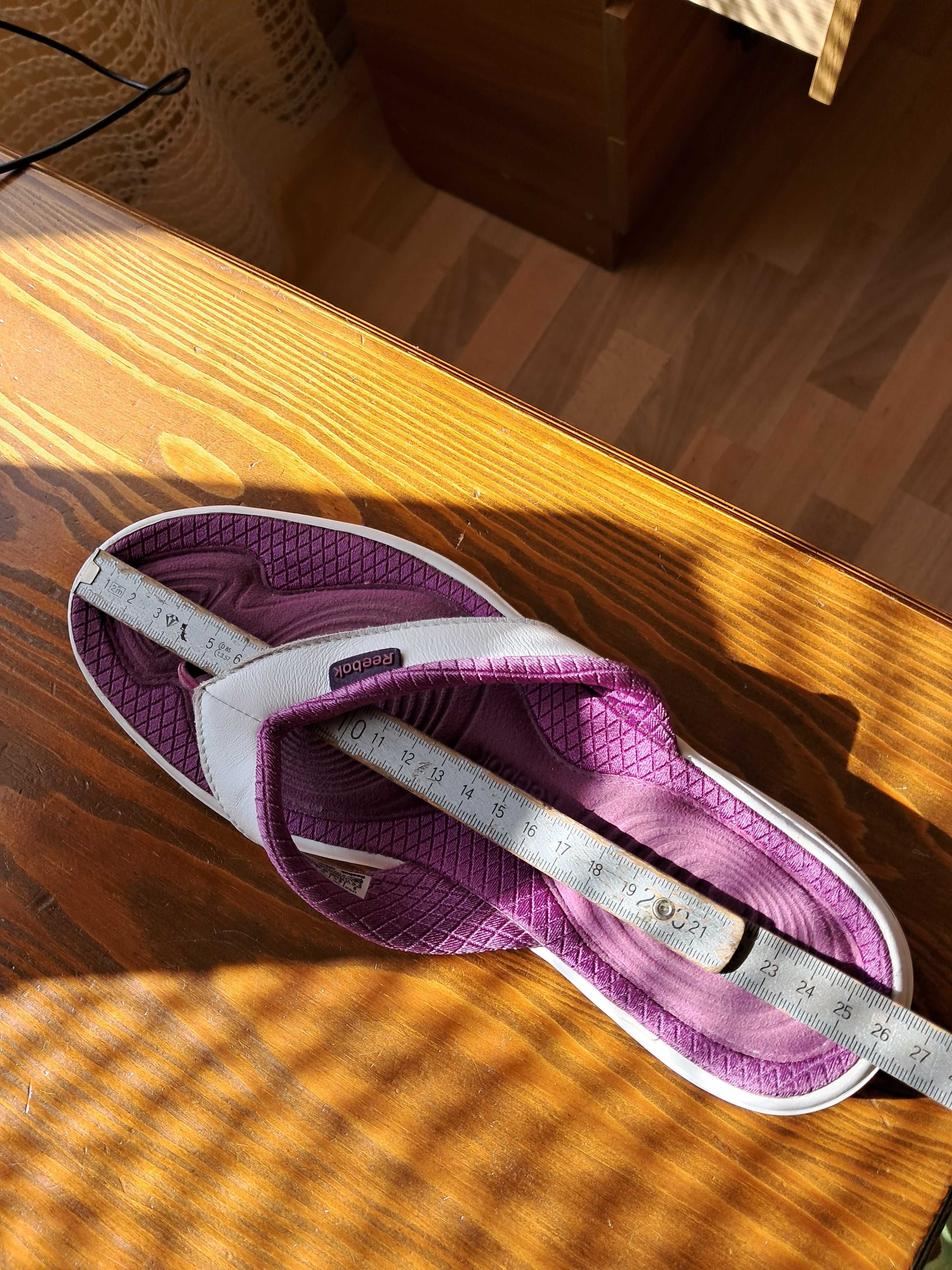 Klapki skórzane - oryginalne Reebok
