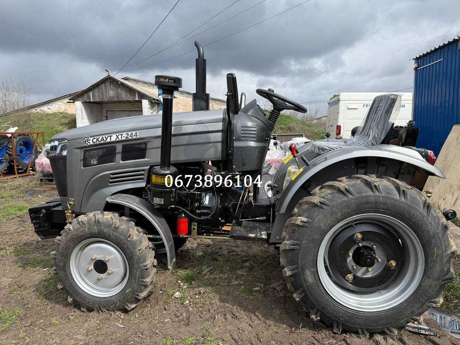 Мінітрактор Скаут ХТ-244 Редукторний міст Двигун КМ385 Доставка Кредит