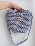 Piękna pleciona torba w limitowanym kolorze handmade