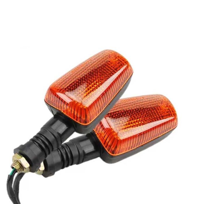 Par de Piscas plástico âmbar para YAMAHA - compatível outras marcas