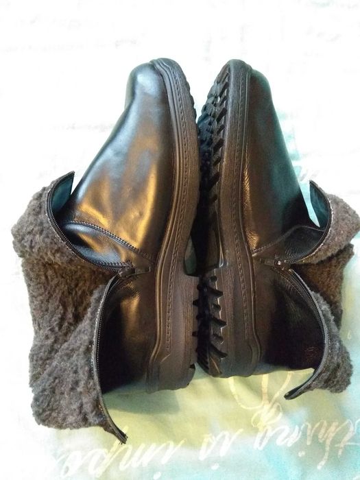 Мужские кожаные сапоги