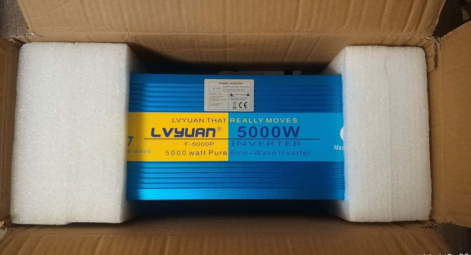 Інвертор напруги 12V-220 "LVYUAN 5000W", перетворювач напруги 12V-220V