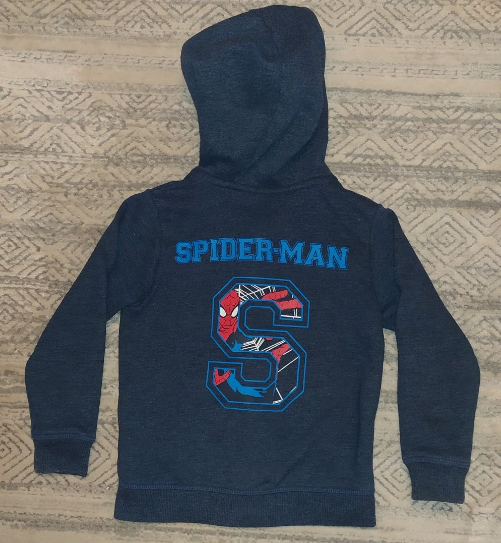 Bluza M&S Spiderman 3-4 lata kaptur rozpinana