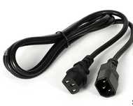 8x Kabel zasilający przedłużacz do UPS komputera monitora drukarki 3m
