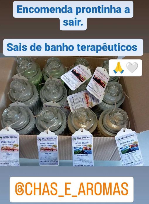 Sais de banho terapeuticos