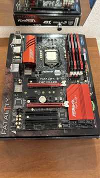 Комплект Z97 Killer LGA 1150 + i5 4690K + 16gb(4x4)