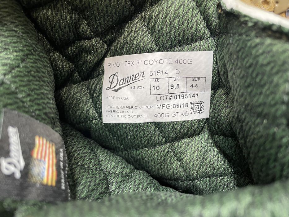 Берці зимові Danner TFX Made in USA Розмір 43 на стопу 27,5 см