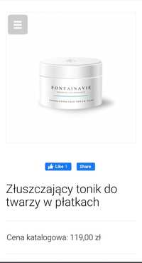 Nowe Fontainavie toner pands FM płatki złuszczające
Kolekcja: FONTAINA