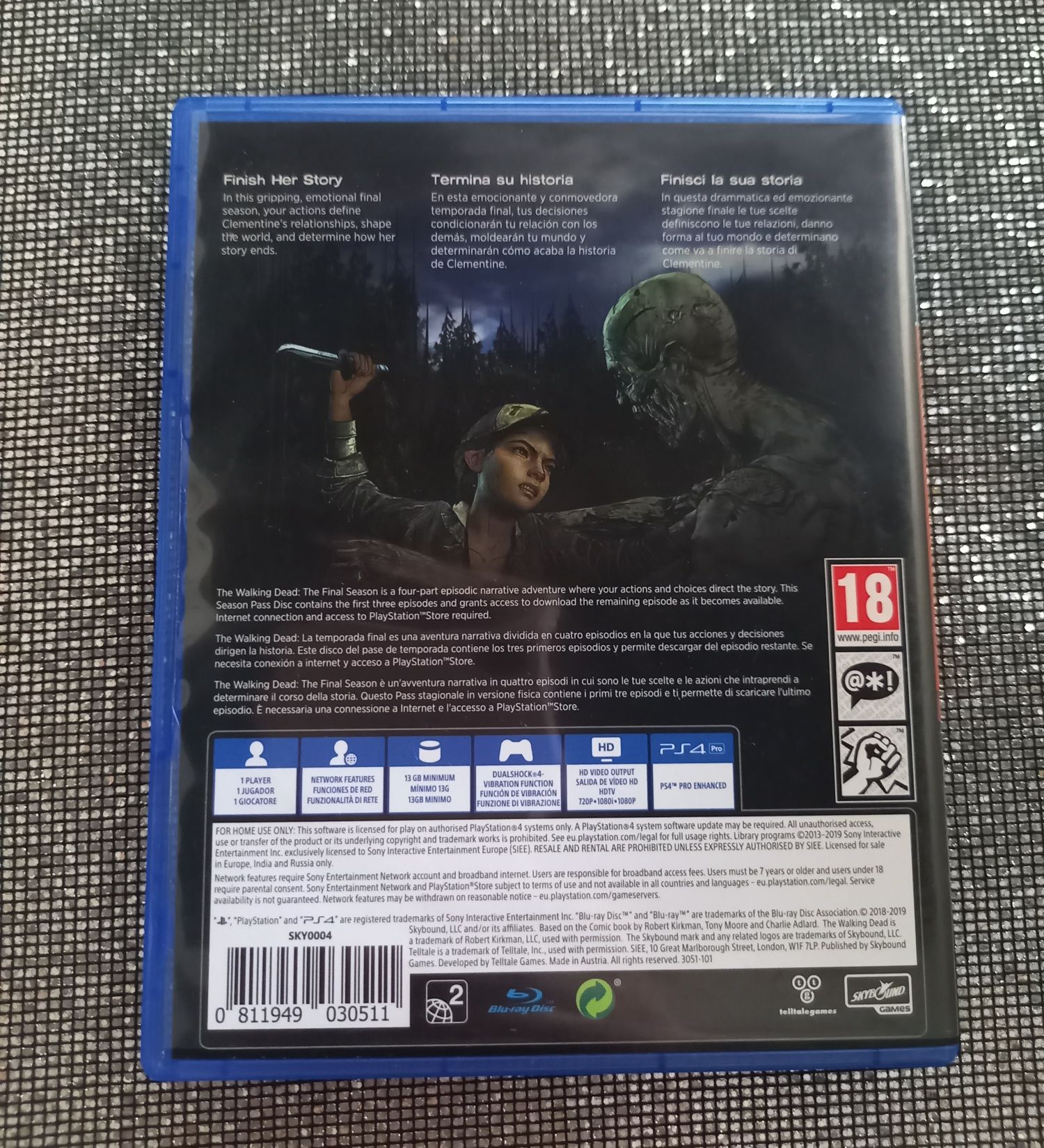 Gra The Walking Dead Ps4 PlayStation 4