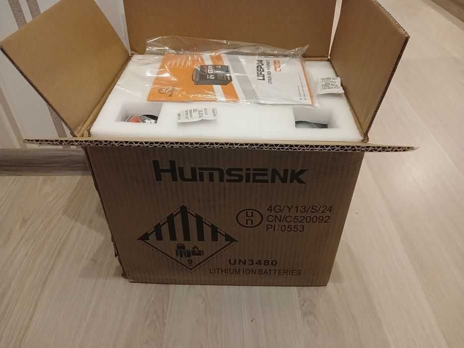 Акумулятор HUMSIENK 12V 100Ah LiFePO4, EVE Grade-A (новий)