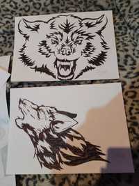 Wyprzedaż rysunków wilk autorstwa Daria Kruk