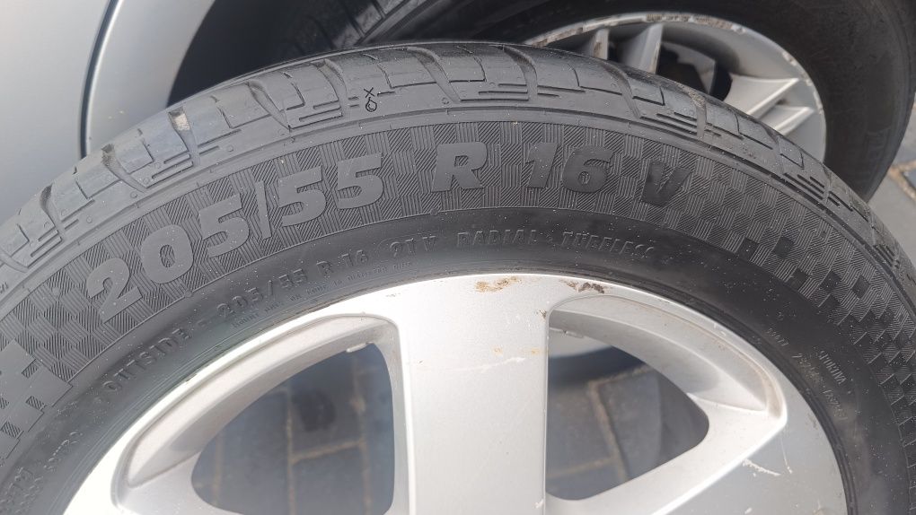 Alufelgi 16 cali 5x112 octavia 2 205/55r16 dot 2018