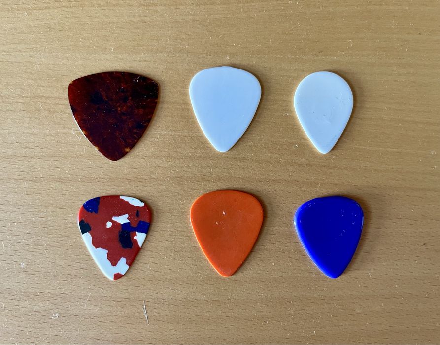 Conjunto de oito palhetas