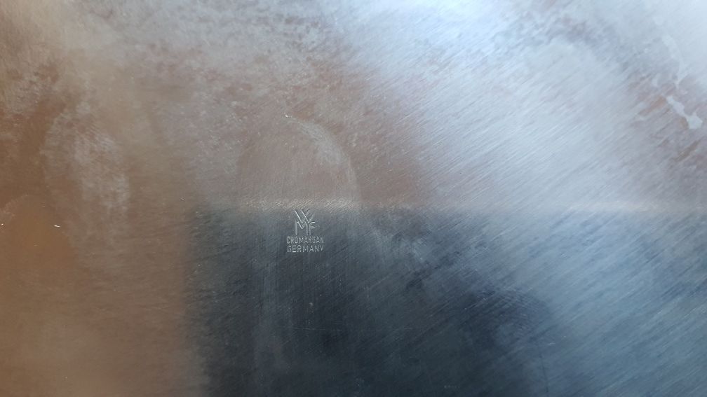WMF taca,tacka okrągła ze stali nierdzewnej