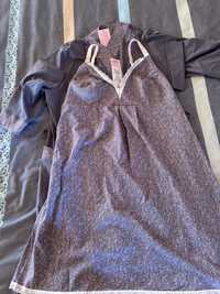Комплект сорочка та халат для вагітних