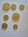 Numismática - lote de moedas antigas internacionais