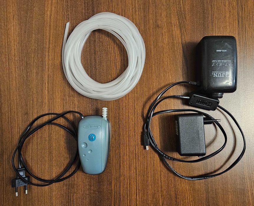 Napowietrzacz / pompka /  do AKWARIUM + 4 m wężyka / Sprawne