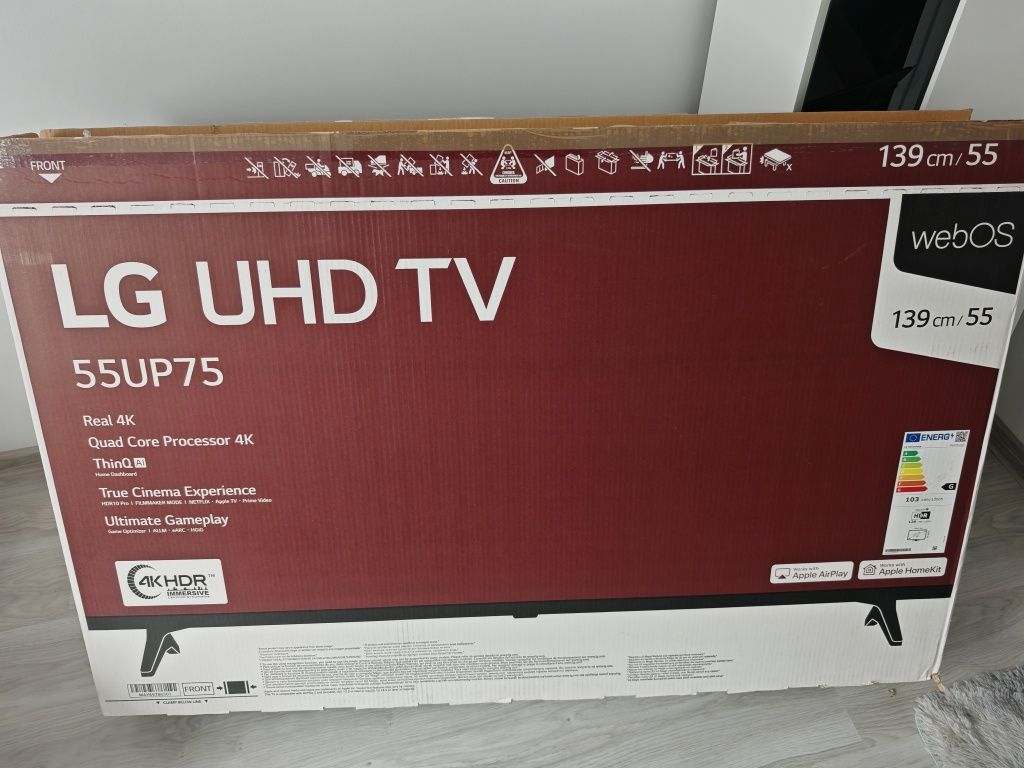 Telewizor LG LED 55UP751C 55" 4K UHD smart 4K HDR Magic AI ThinQ