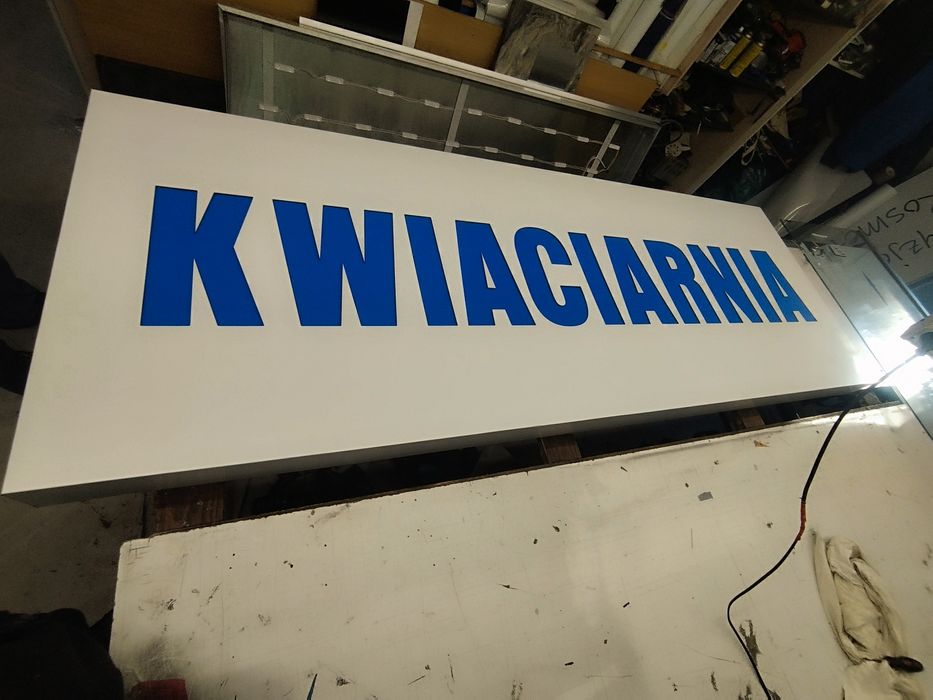 Kaseton reklamowy KWIACIARNIA