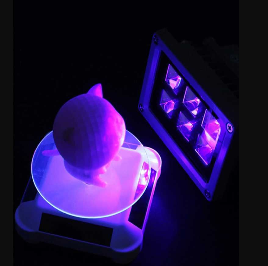 Ультрафиолетовый прожектор для сушки клея, 365 нм, 8 Вт, 220 V МОЩНЫЙ