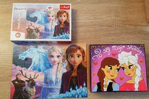 Szkatułka Anna i Elsa / Kraina Lodu / Frozen + puzzle 30  gratis