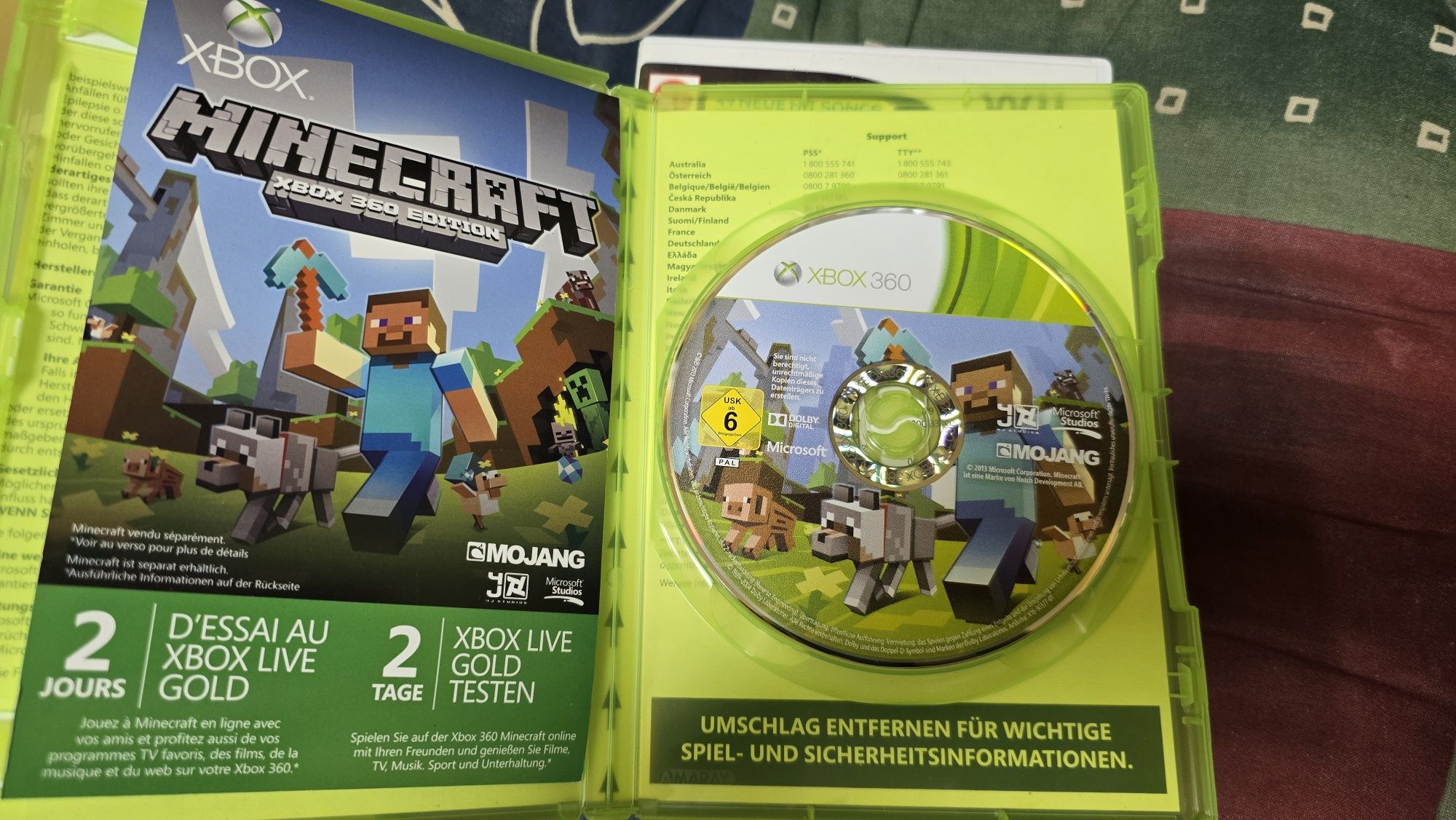Gra na xbox 360 Minecraft