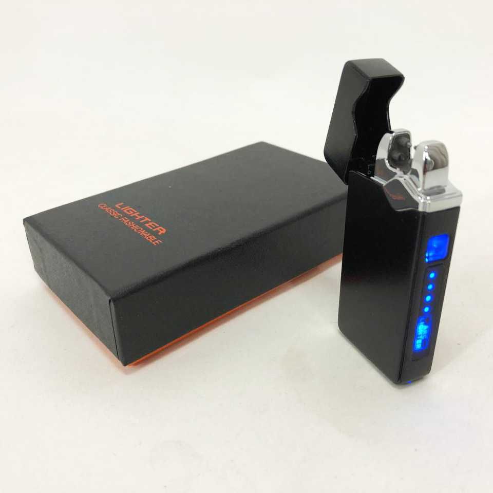 Електроімпульсна запальничка USB 315, акумуляторна, подарункова