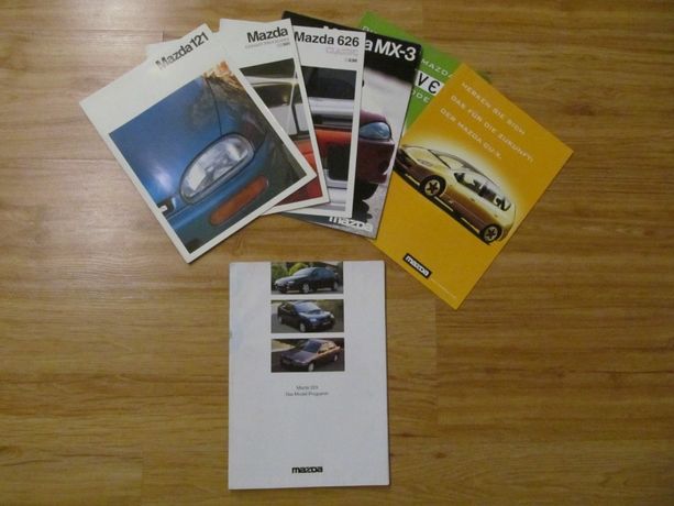 Prospekty Katalogi Mazda Lata 90