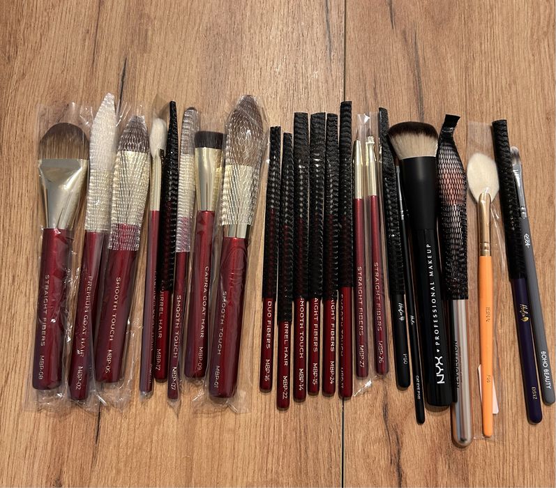 Nowe pędzle (Many brushes, Nyx, Ibra, Hulu)