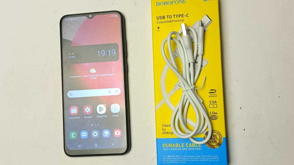 Рабочий Samsung Galaxy A02s на 3/32GB SM-A025F Смартфон Телефон
