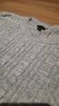 Sweter River Island plecione warkocze