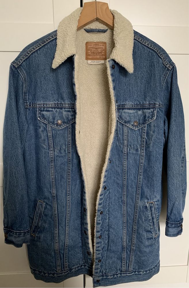 Levi's kurtka jeansowa z kożuszkiem