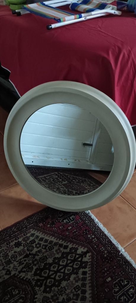 Espelho Grande redondo diâmetro 65 cm