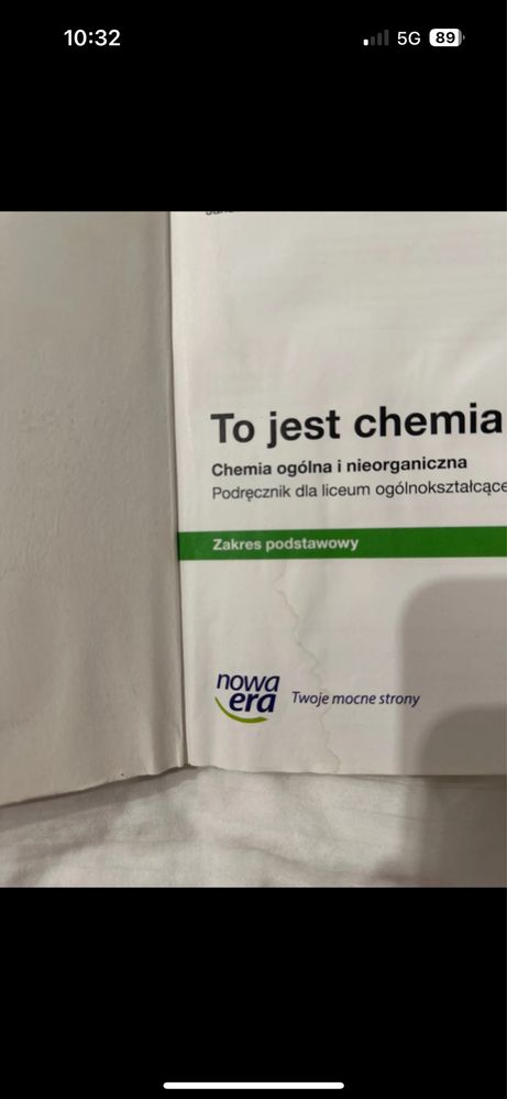 Podręcznik to jest chemia 1