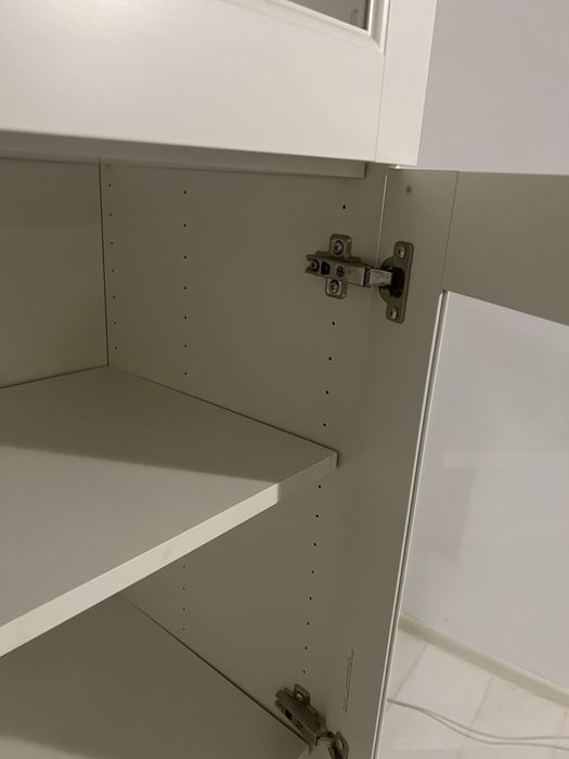 Witryna IKEA BESTA biała szafa półka