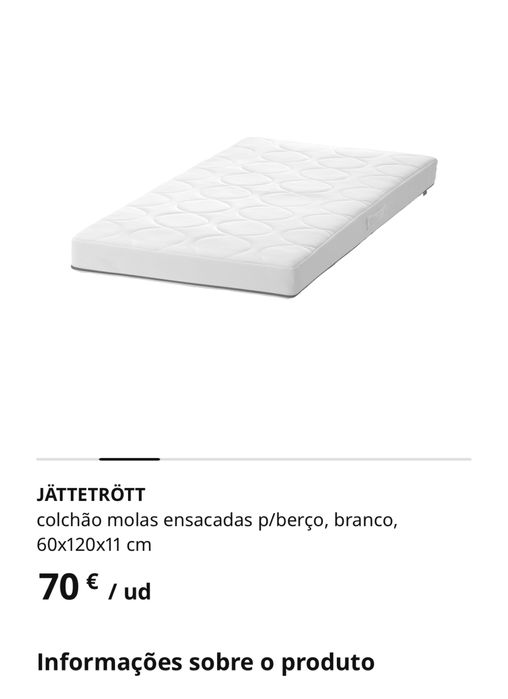 Berço e Colchao IKEA