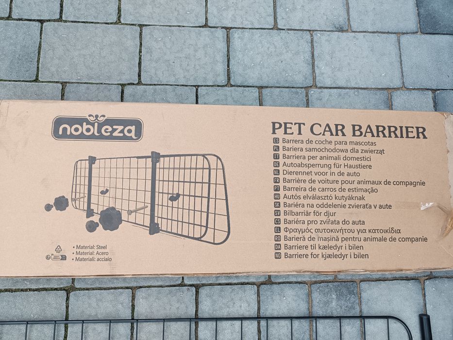 Barierka zabezpieczająca ochronna samochodowa dla zwierząt 30 cm wys