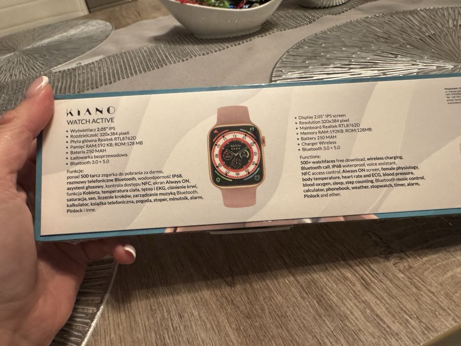 Sprzedam nowy orginalnie zapakowany smartwatch kiano