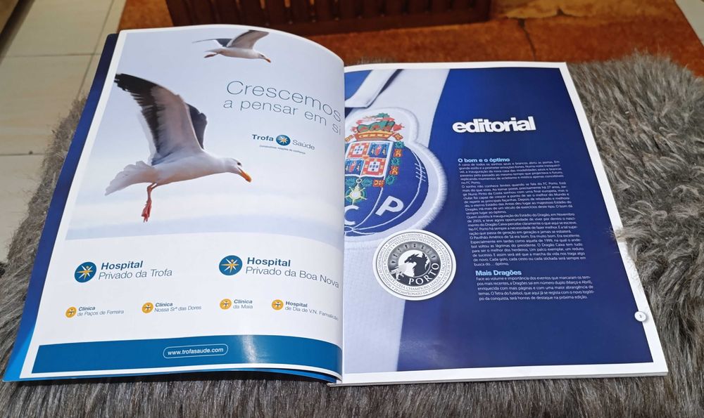 Revista Futebol Dragões nº 282 de 2009 - Caixa de Surpresas - 64 pág.