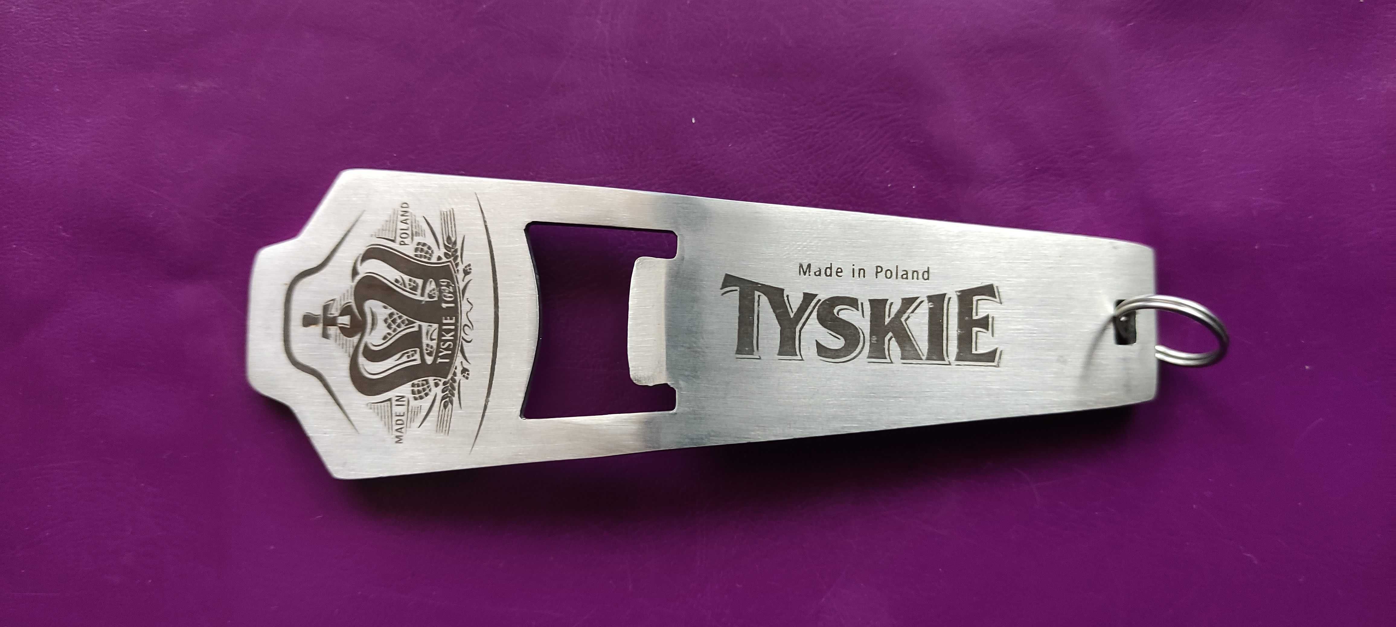 Kolekcjonerski otwieracz do butelek z logo ''TYSKIE''- Okazja !