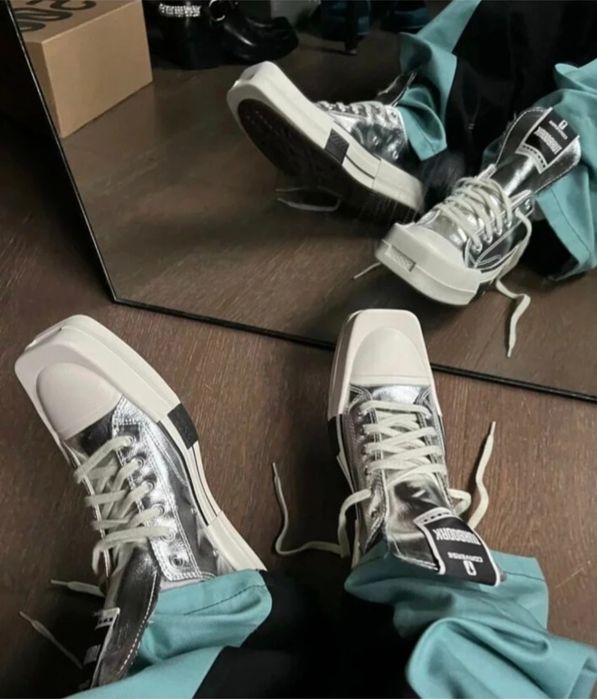 Buty Rick Owens Drkshdw x Converse TURBODRK Metallic r.45