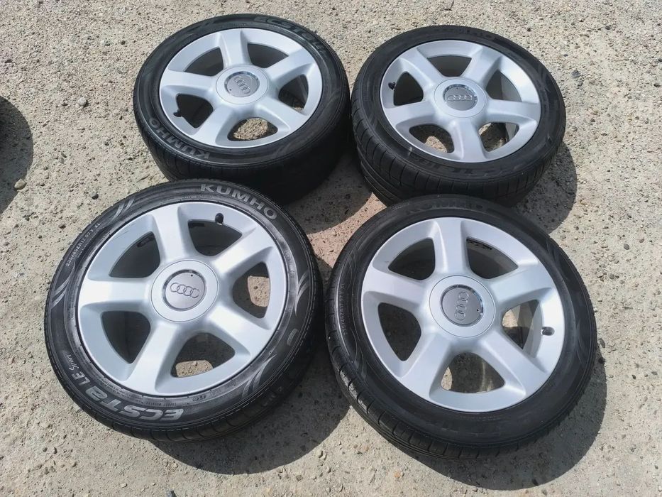 5x112 Felgi Aluminiowe Alufelgi 17 Koła Letnie Lato AUDI A4 B5 B6 B7 A6 C5 C6 4B0 A8 D3 D2 Q2 A3 8P 8V Legnica ALU-RAD VW SEAT SKODA 4,5mm 235/45