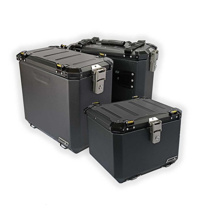 Honda Transalp 750 Kufry aluminiowe Expedition Cases DODATKI !