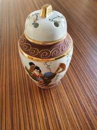 Queimador incenso japonês de porcelana pintada, Fabricado no Japão.