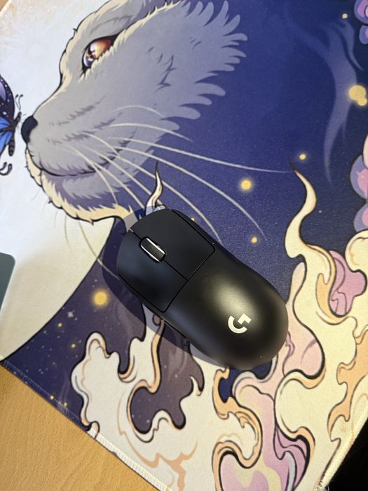 Ігрова миша Logitech G Pro X Superlight + килимок з котом