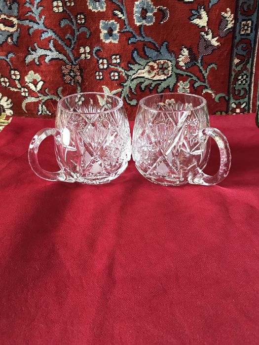 Кружки пивные, хрусталь, Германия, новые, 2000 за обе