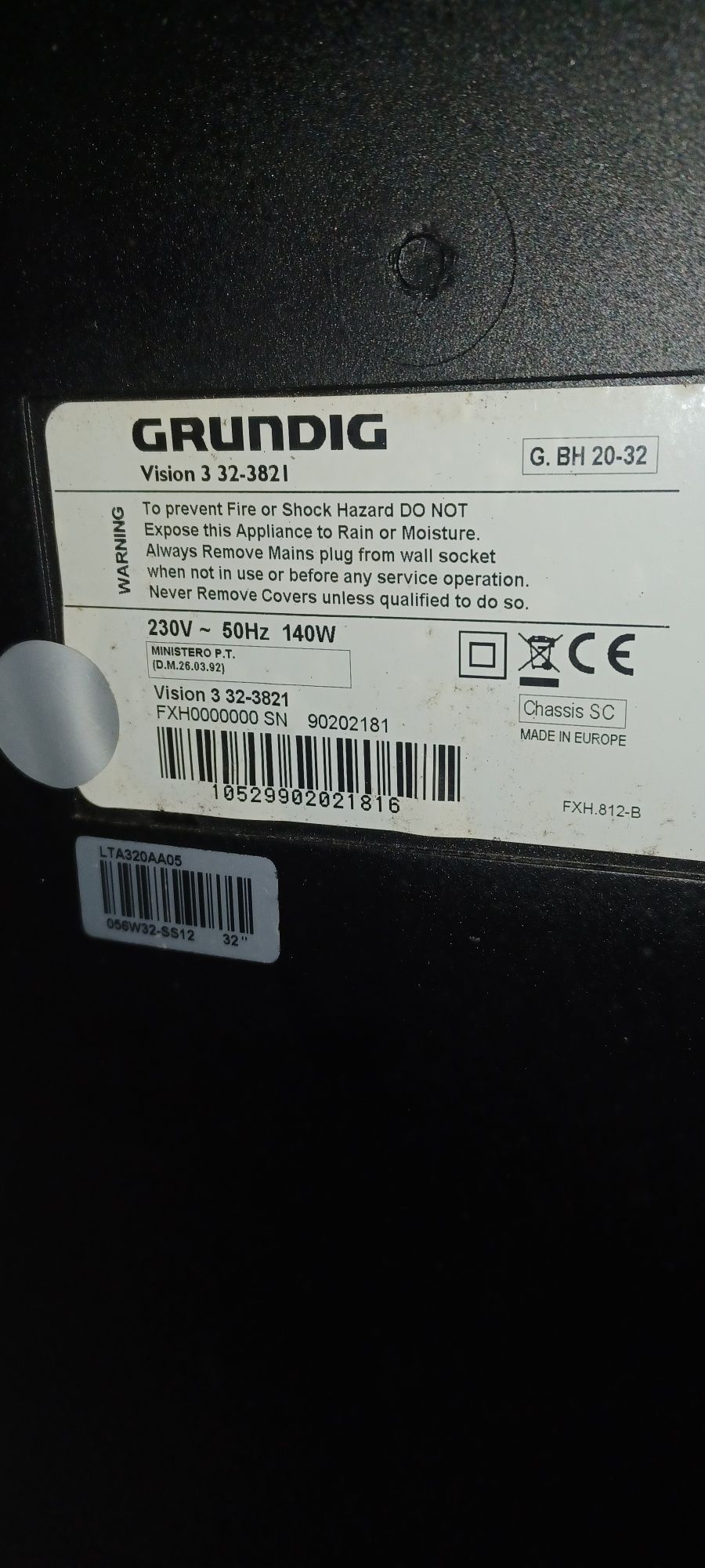 Tv Grundig avariada