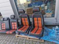 Fotele skórzane VW golf VI 6 GTI  5d  skóra