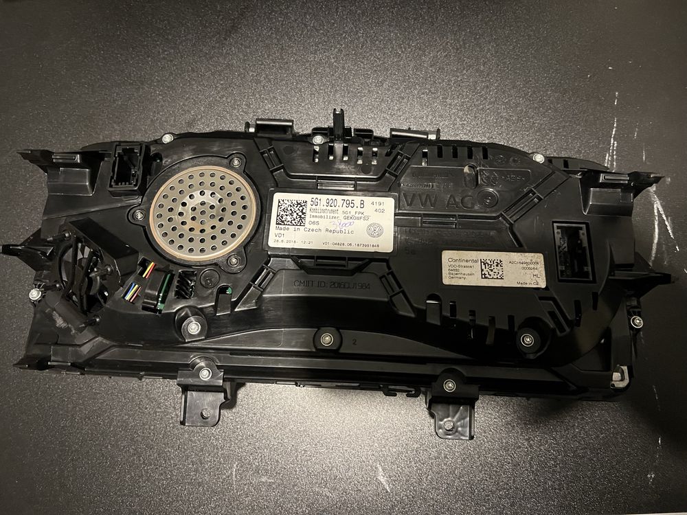 Quadrante digital VW Golf 7 / 7.5